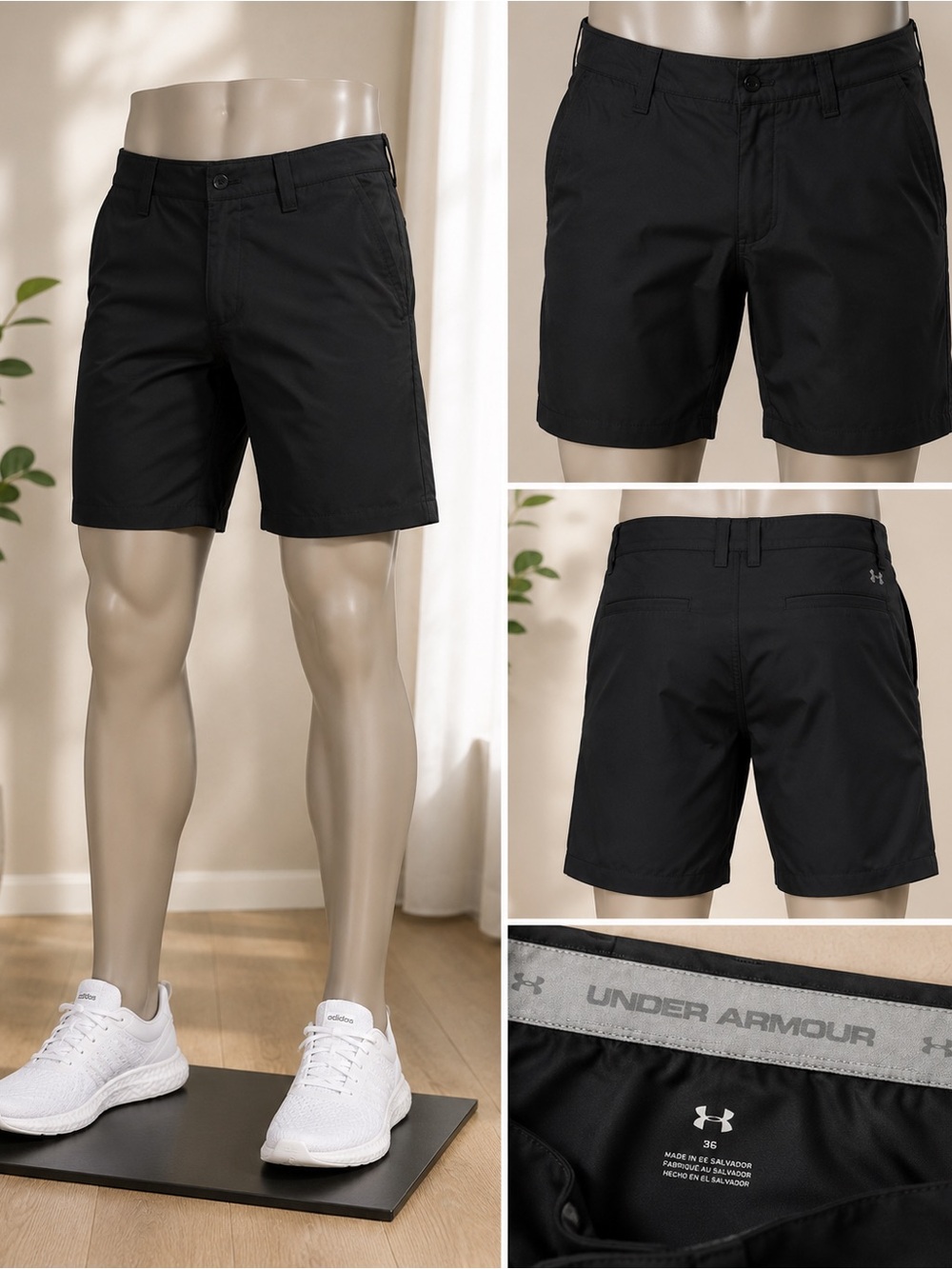 Under Armour Men's Dark Flat Front Shorts